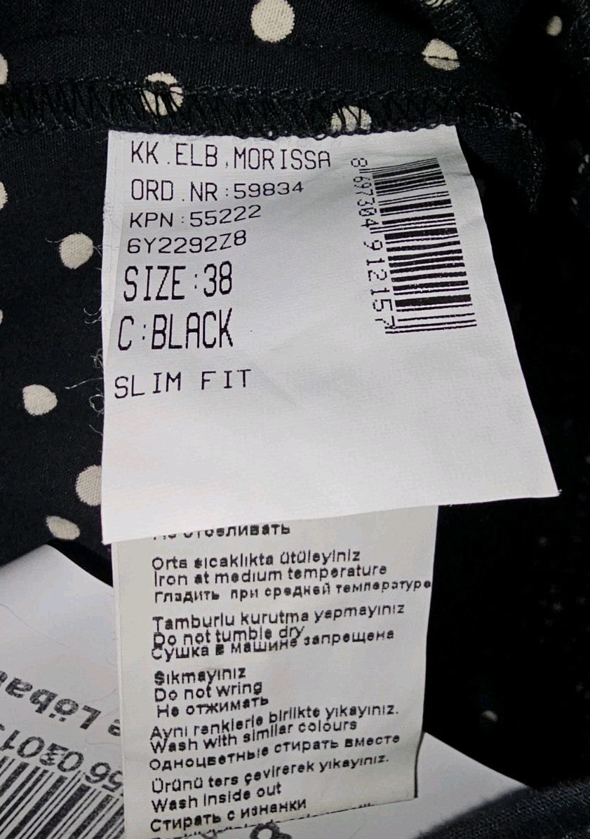 EK3924 Damen Kleid von Low Woman, schwarz, Gr.385
