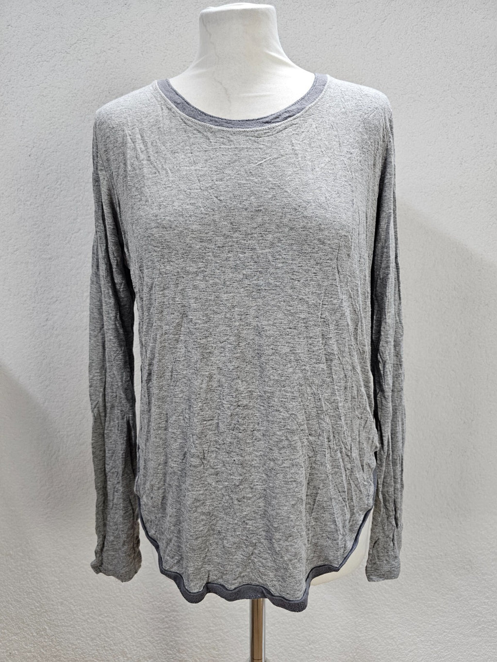 EK6184 Damen Langarmshirt von Maison Scotch, grau, Gr. 20
