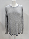 EK6184 Damen Langarmshirt von Maison Scotch, grau, Gr. 20