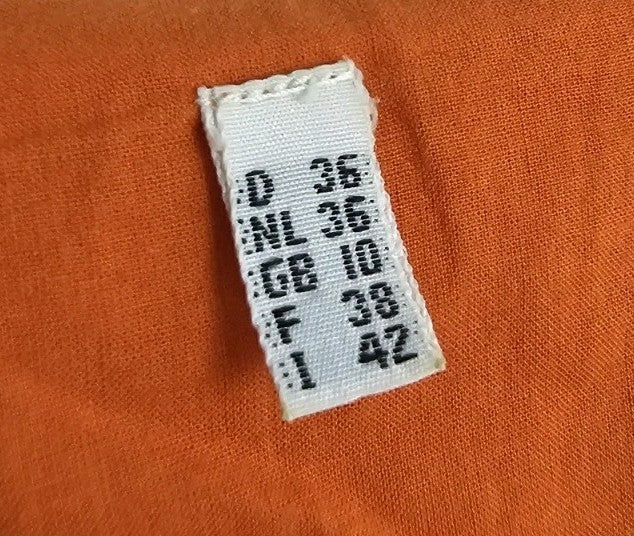 EK10252 Damen Kleid, orange, Gr.362
