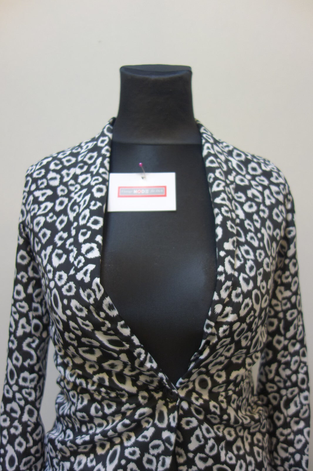 EK2043 Damen Blazer von Amisu, schwarz/weiß, gr. 341