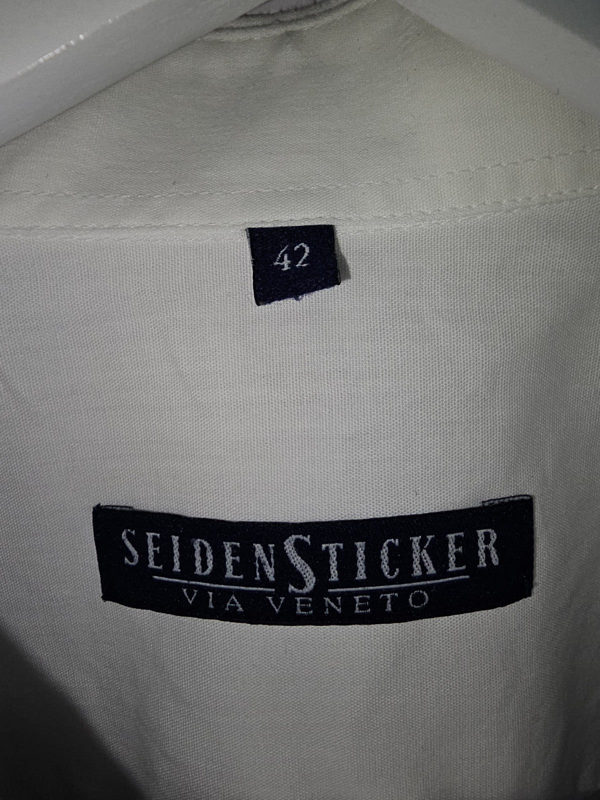 EK 9991 Herren Hemd von SeidenSticker, Weiß, Gr. 422