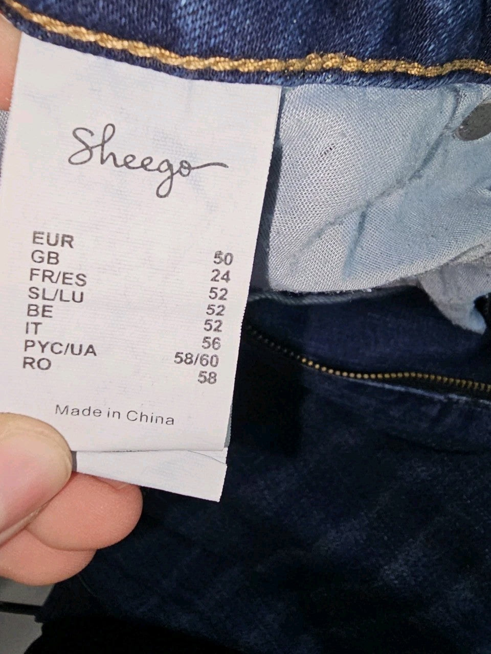 EK11002 Damen Jeans von Sheego, Blau, Gr. 503