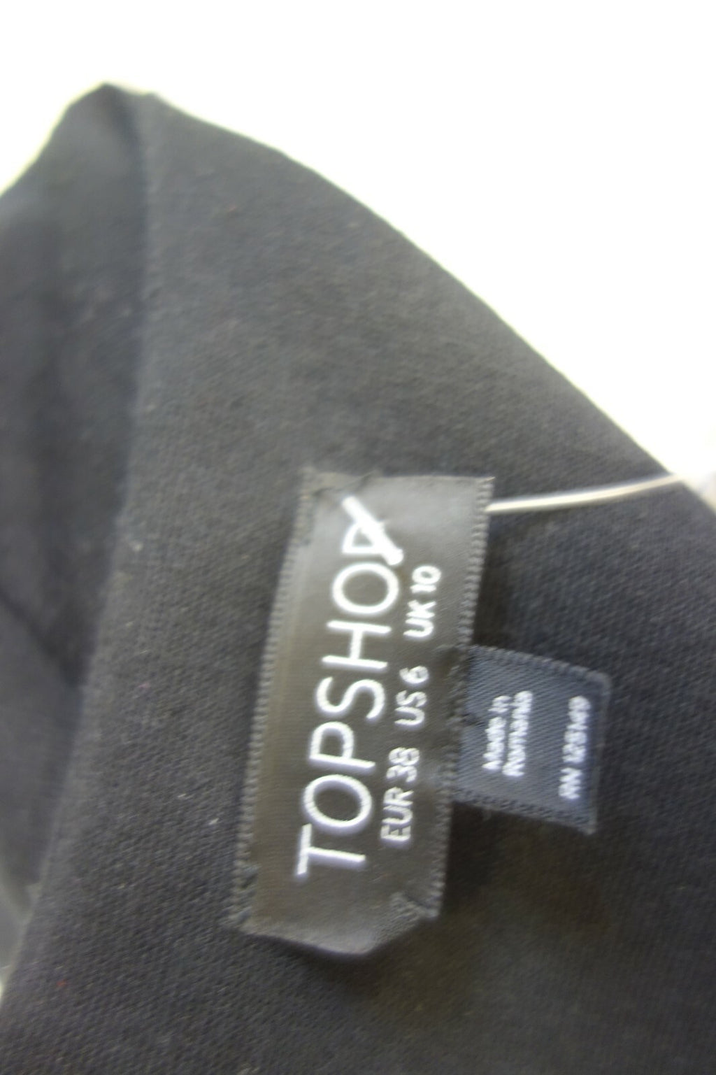 EK1299 Damen Kleid von Topshop, schwarz, Gr. 384