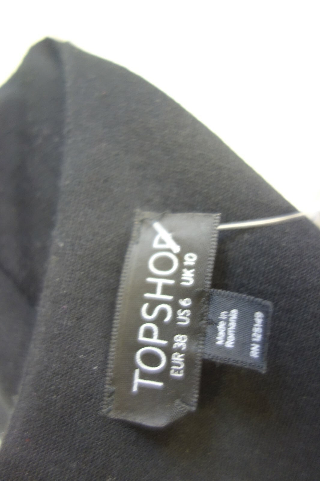 EK1299 Damen Kleid von Topshop, schwarz, Gr. 384