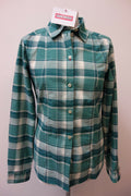 EK0411 Damen Bluse von Jack Wolfskin, grün, kariert, S0