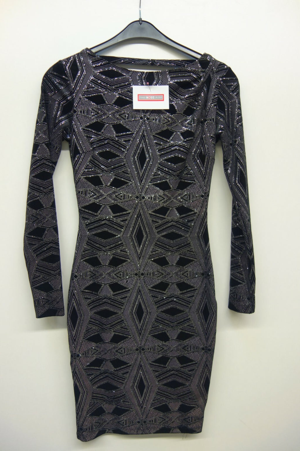 EK1099 Damen Kleid von Orsay, schwarz, Glitzernd, XS0