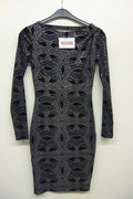 EK1099 Damen Kleid von Orsay, schwarz, Glitzernd, XS0