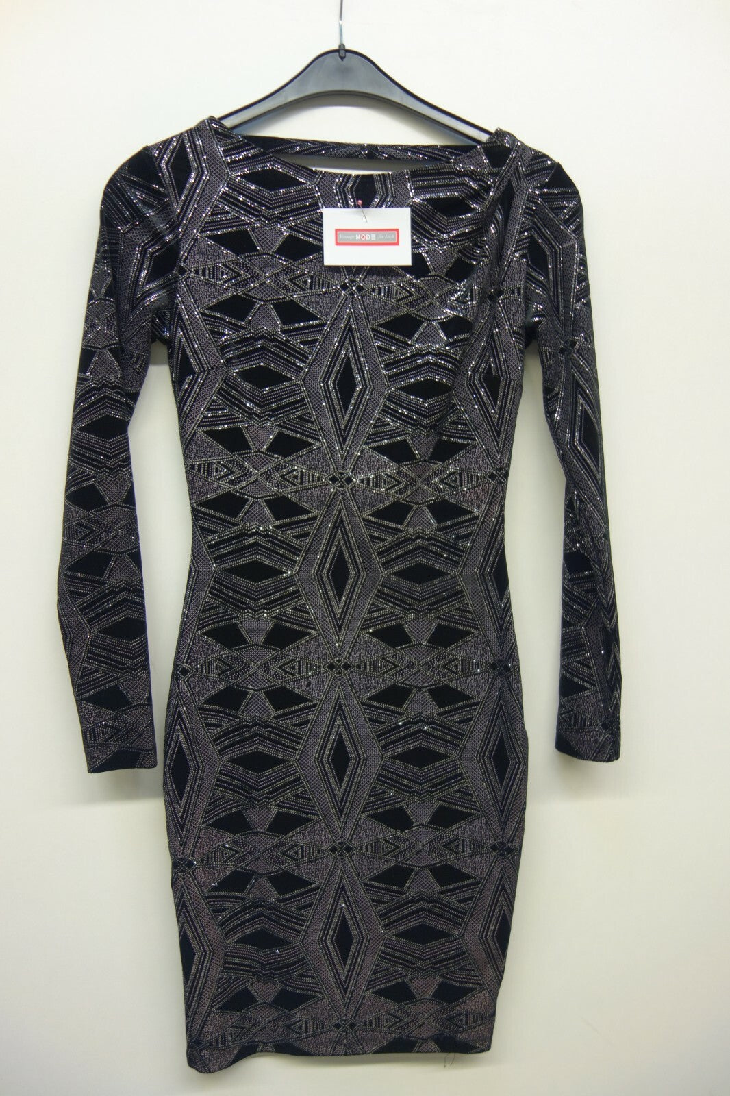 EK1099 Damen Kleid von Orsay, schwarz, Glitzernd, XS0