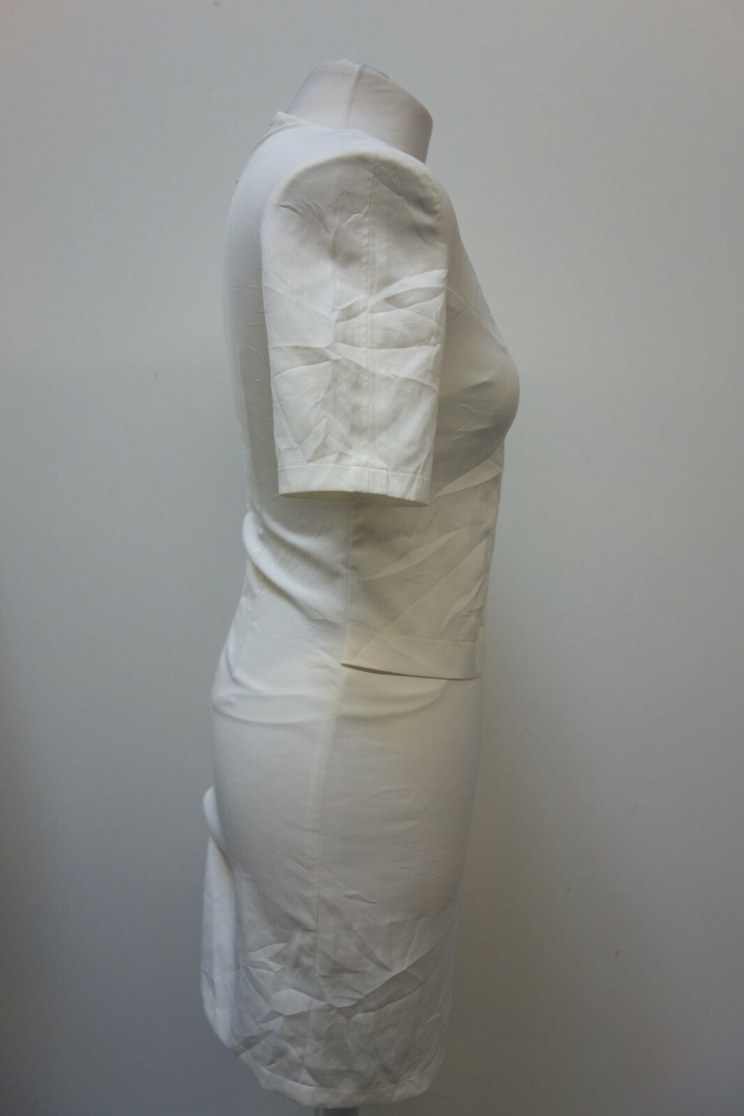 EK1143 Damen Kleid von Lee Monsan, weiß, Gr. 22