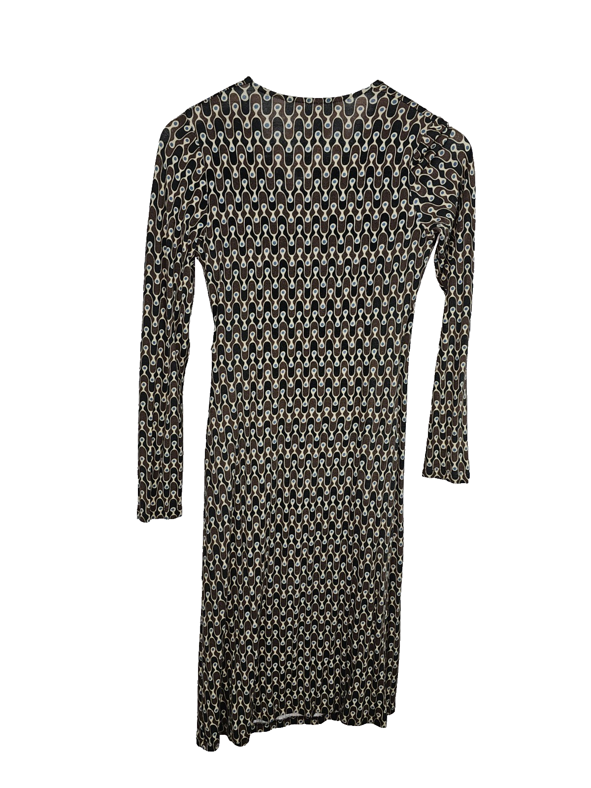 EK1496 Damen Kleid von Ellen Eisemann, Braun, Gr. S4