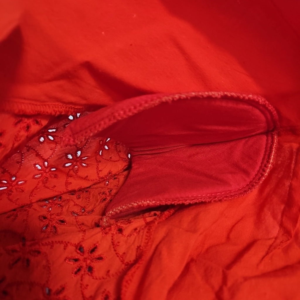 EK9681 Damen Strickjacke von Chic,  orange, Gr.426