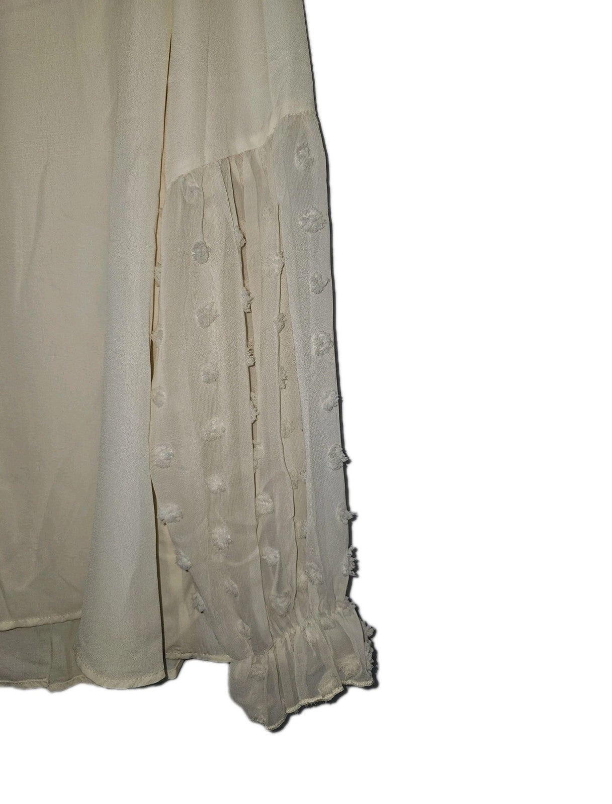EK8820 Damen Bluse von SheIn, Cremeweiß, Gr.L1
