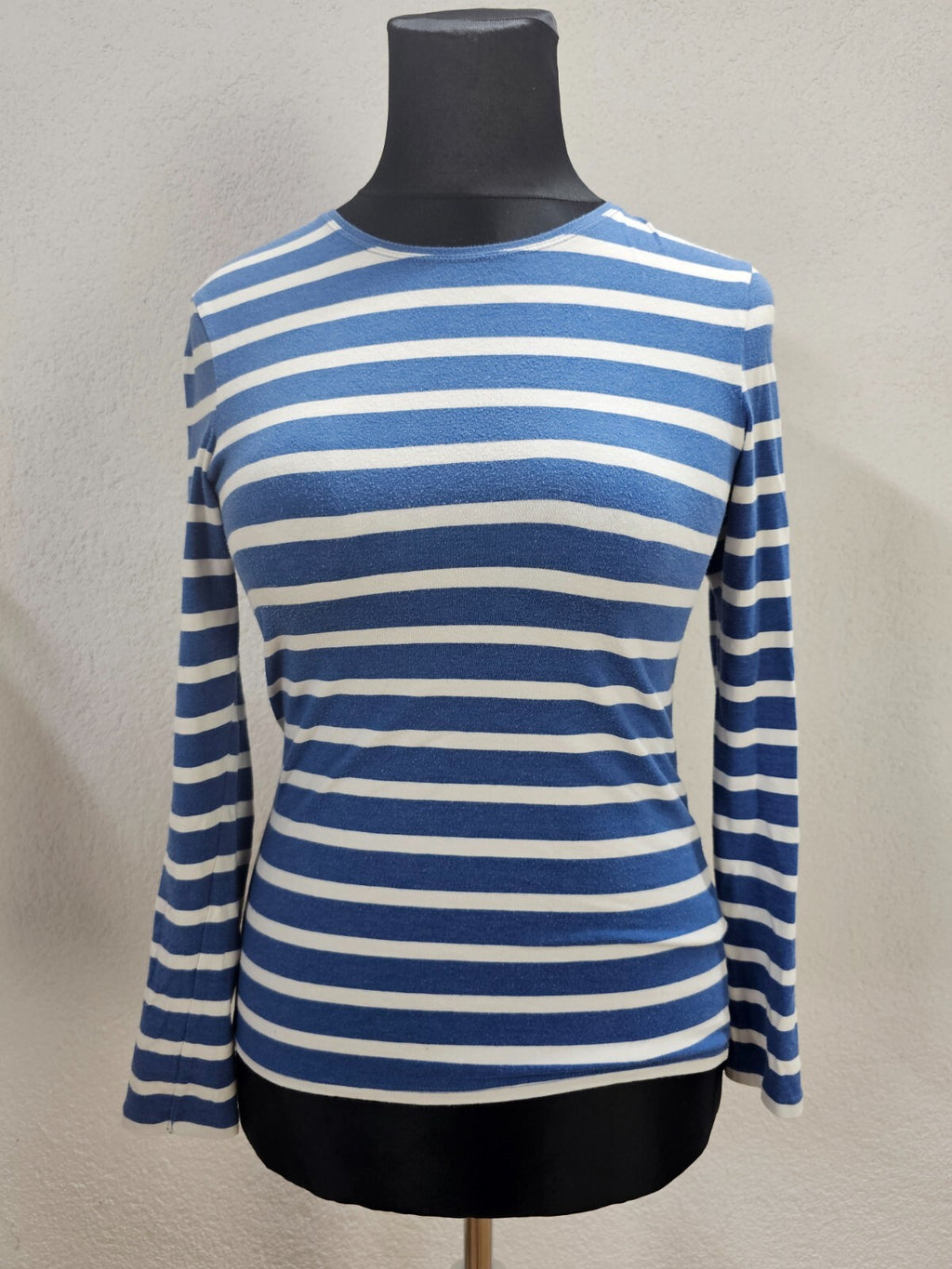 EK6240 Damen Langarmshirt von Atmosphere, weiß-blau, Gr.400