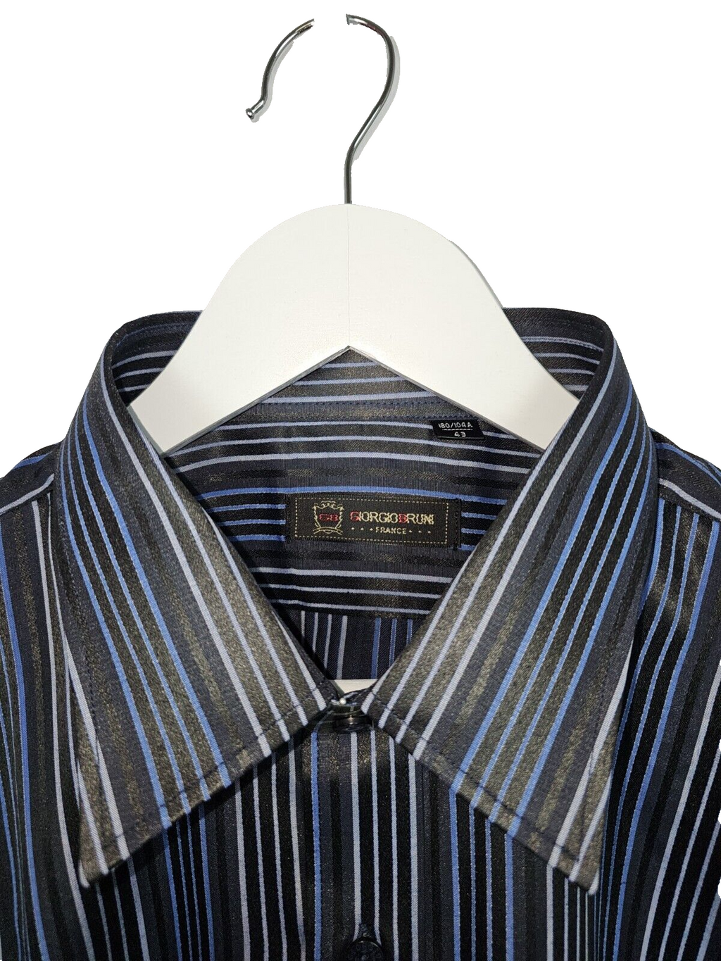 EK6974 Herren Hemd von Giorgio Bruni, Blau, Gr.433