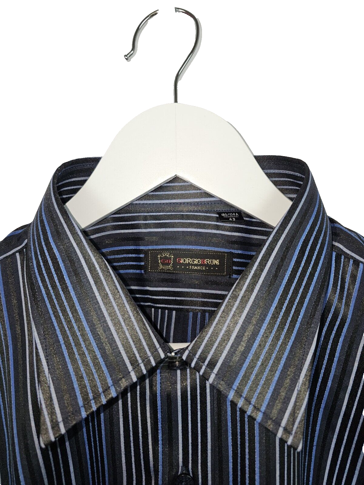 EK6974 Herren Hemd von Giorgio Bruni, Blau, Gr.433
