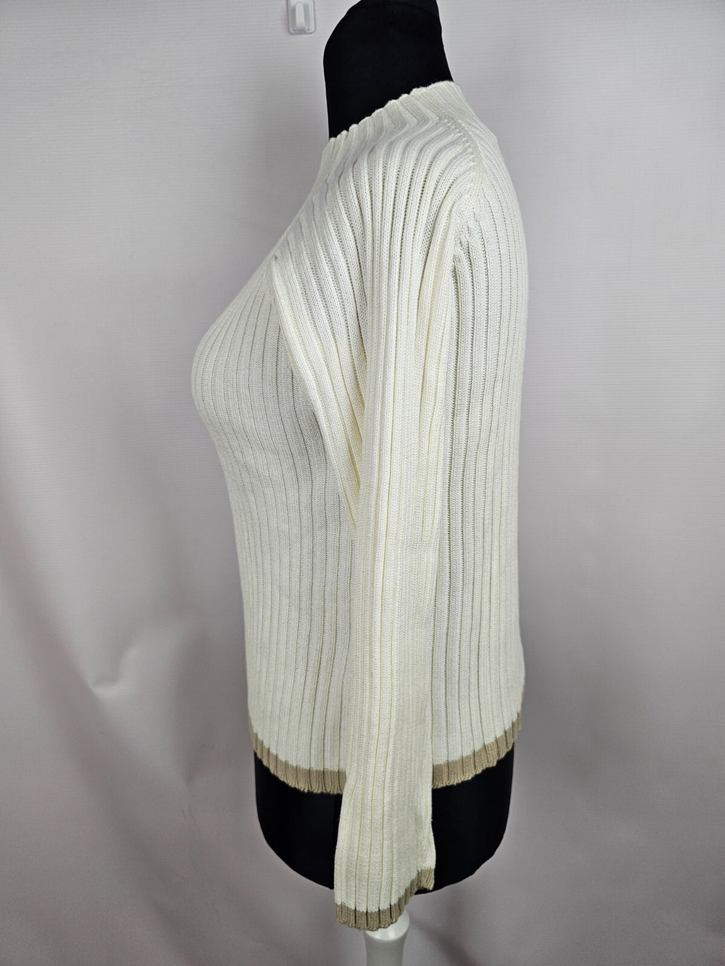 EK5587 Damen Pullover von Tom Tailor, wollweiß, Gr. L1