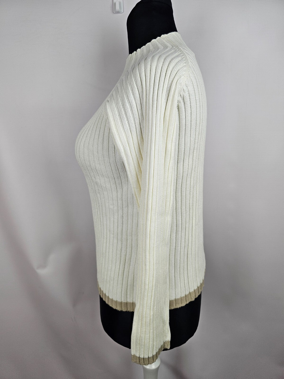 EK5587 Damen Pullover von Tom Tailor, wollweiß, Gr. L1