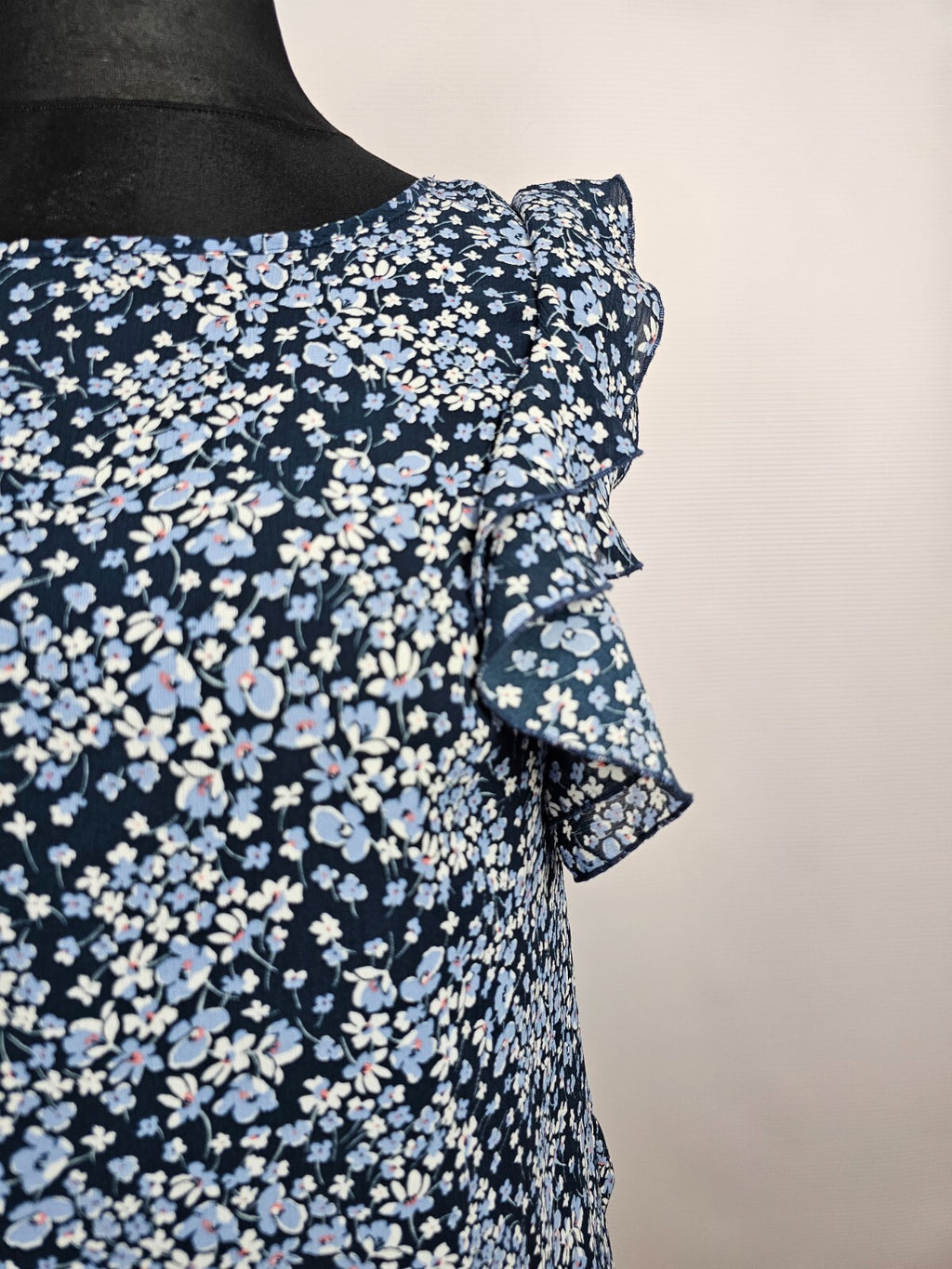 EK5407 Damen Bluse von H&M, blau, Gr.441