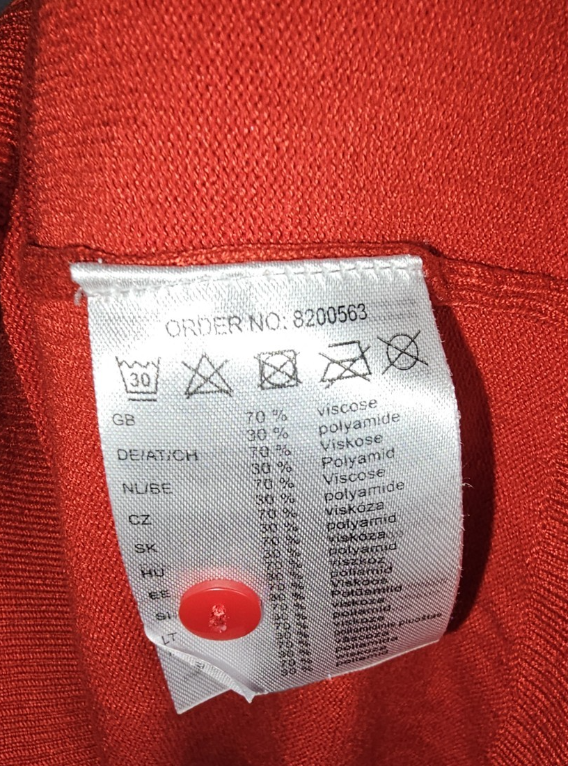 EK7688 Damen-Strickjacke von everme, Rot, Gr. S3