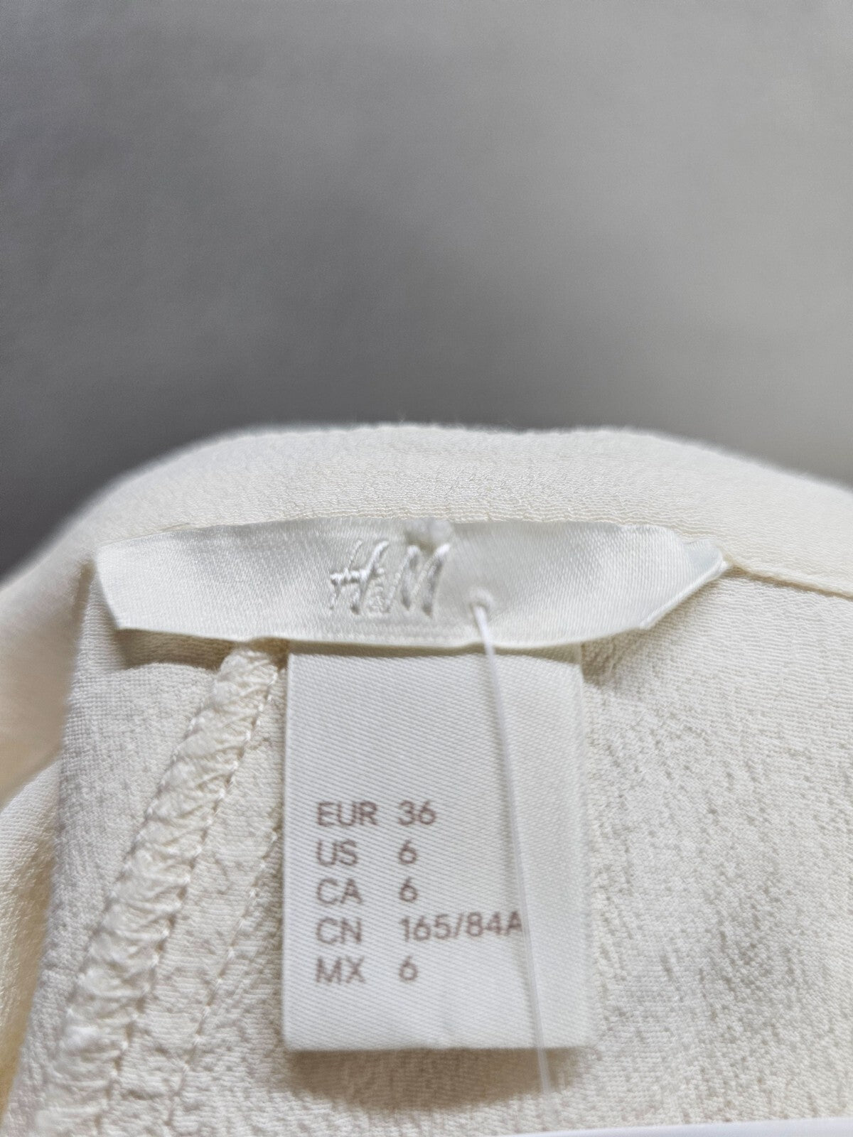 EK6363 Damen Bluse von H&M, beige, Gr.363