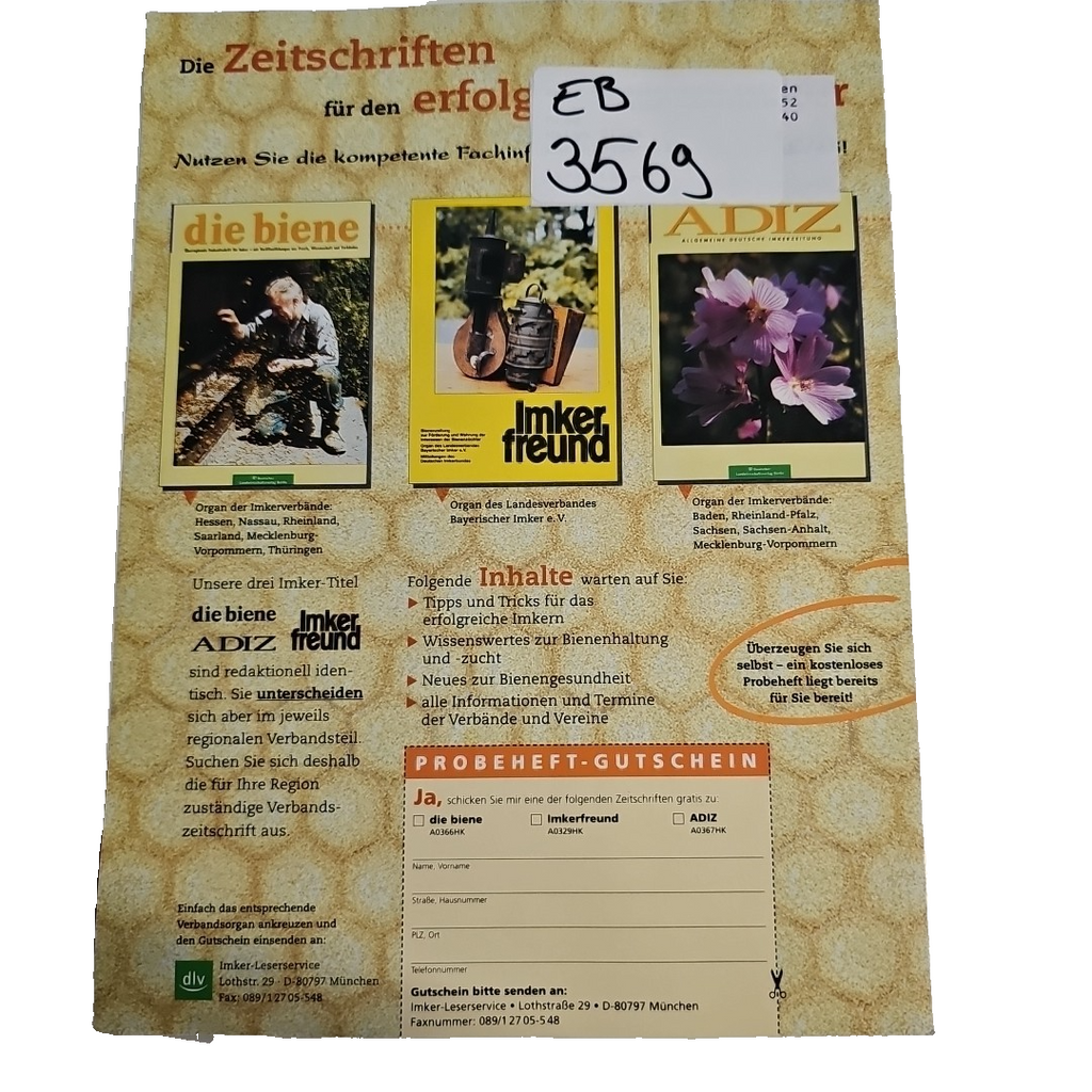 EB3569 Kraut und Rüben, 08/2003, biologisches Gärtnern und naturgemäßes Leben1