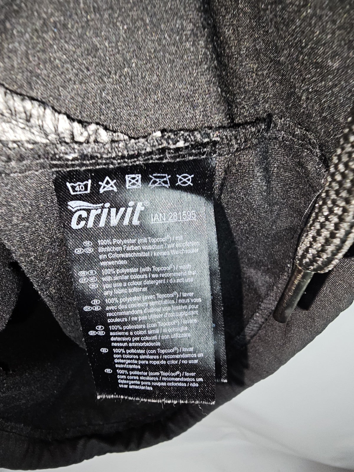 EK7912 Damen Sportshirt von Crivit, Schwarz, Gr. M4