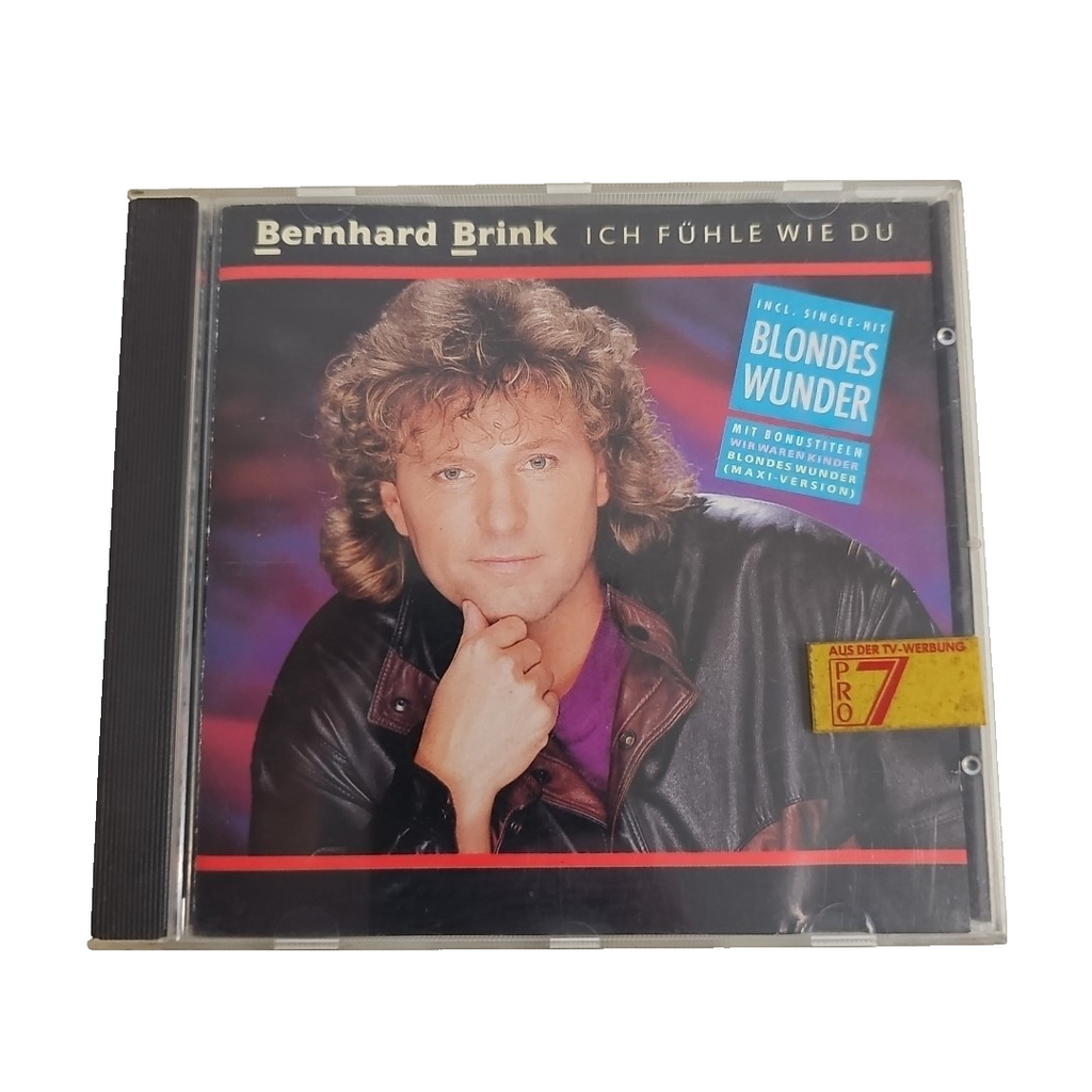 EB2761 CD Bernhard Brink - Ich fühle wie Du - Blondes Wunder + Ich glaub Dir0