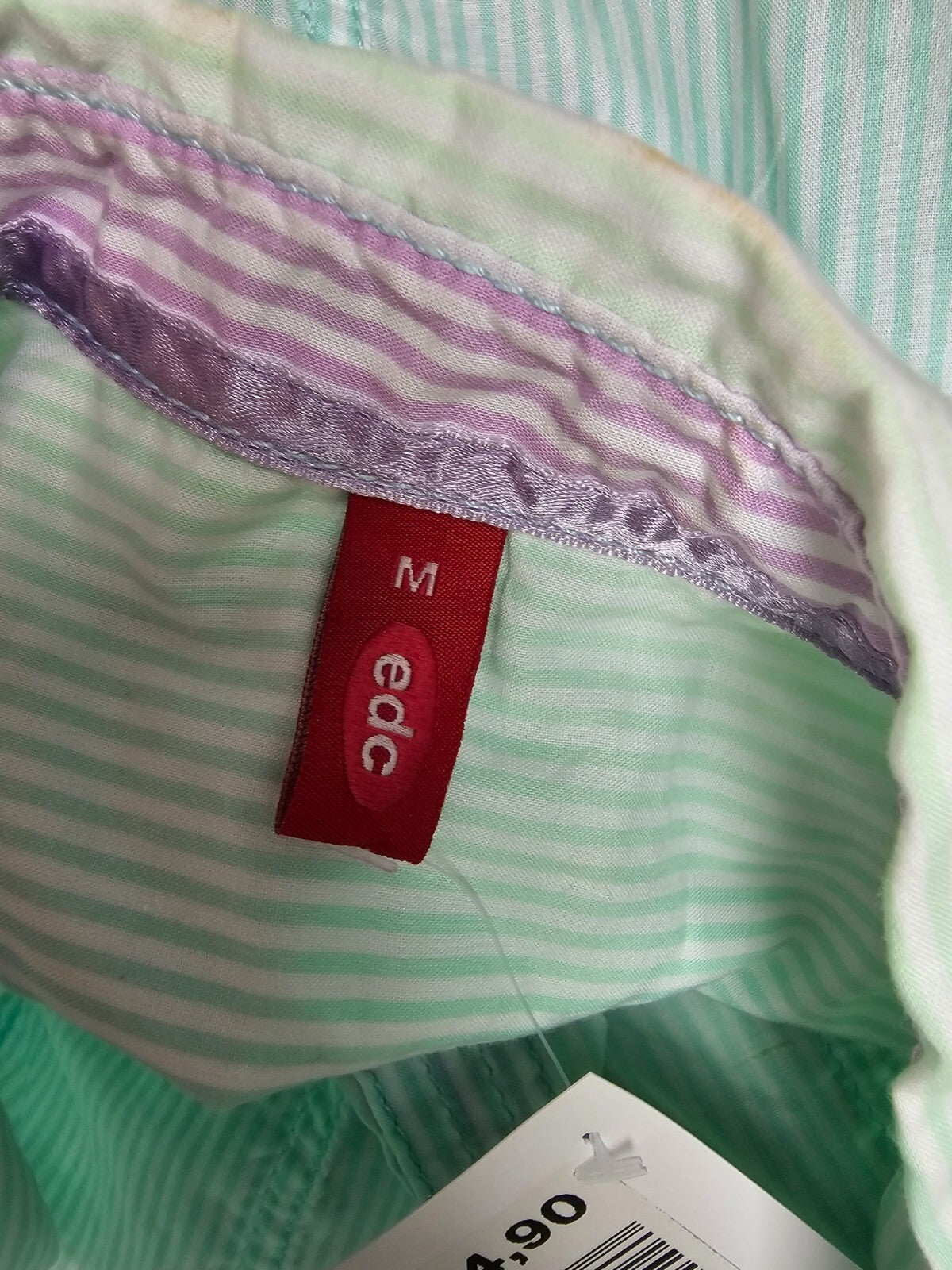 EK3921 Damen Bluse von EDC, grün/weiß gestreift, Gr. M8