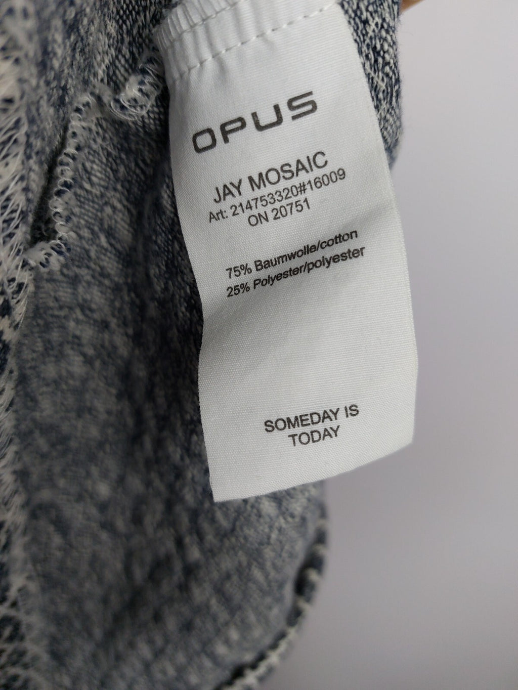 EK4480 Damen Strickjacke von Opus, blau-weiß, Gr.366
