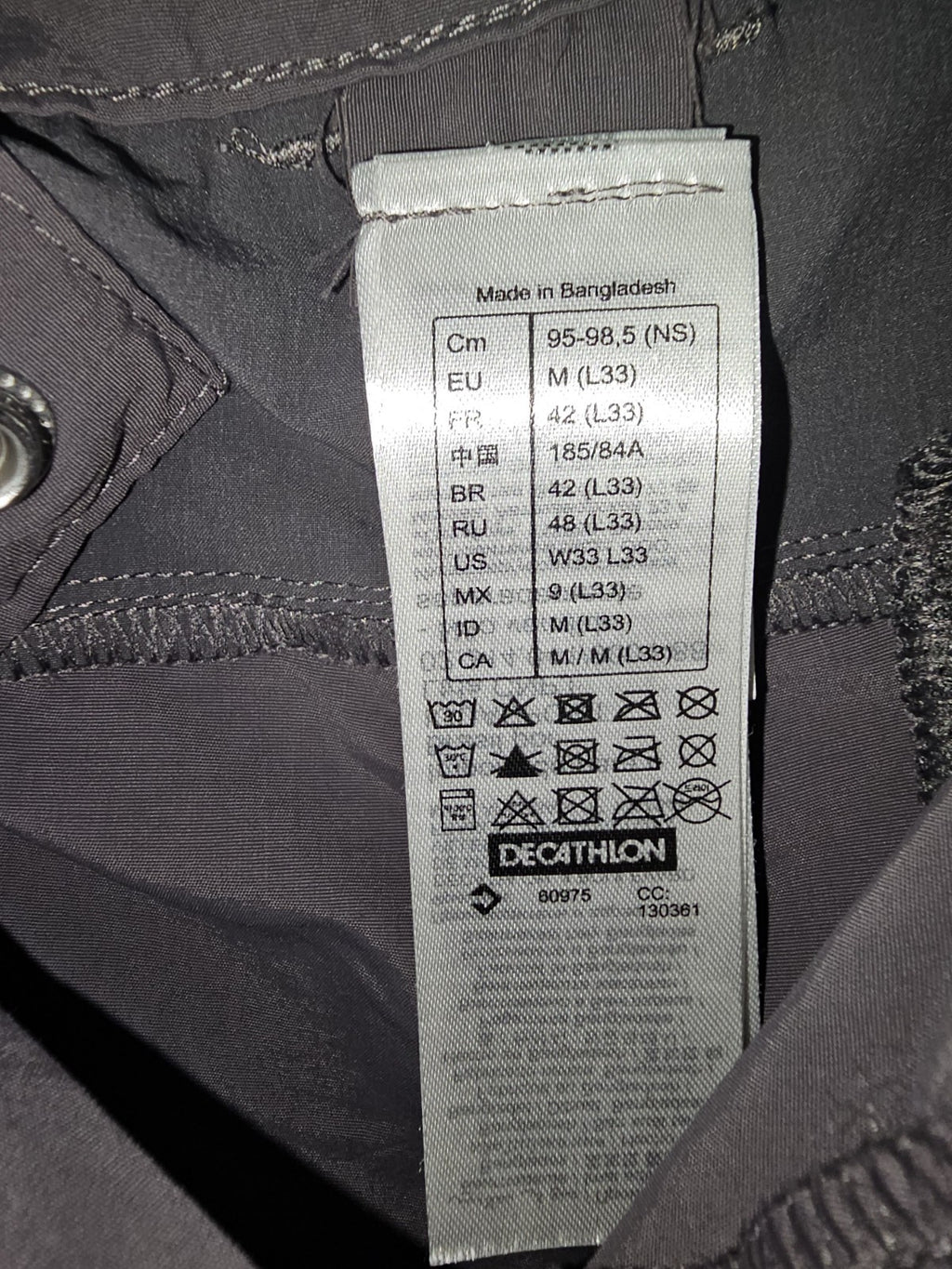 EK10108 Damen Shorts von Quechua, grau, Gr.M4