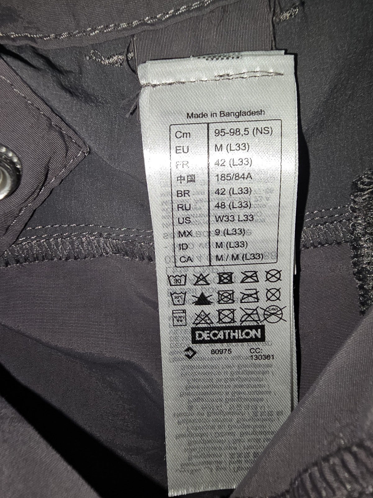 EK10108 Damen Shorts von Quechua, grau, Gr.M4