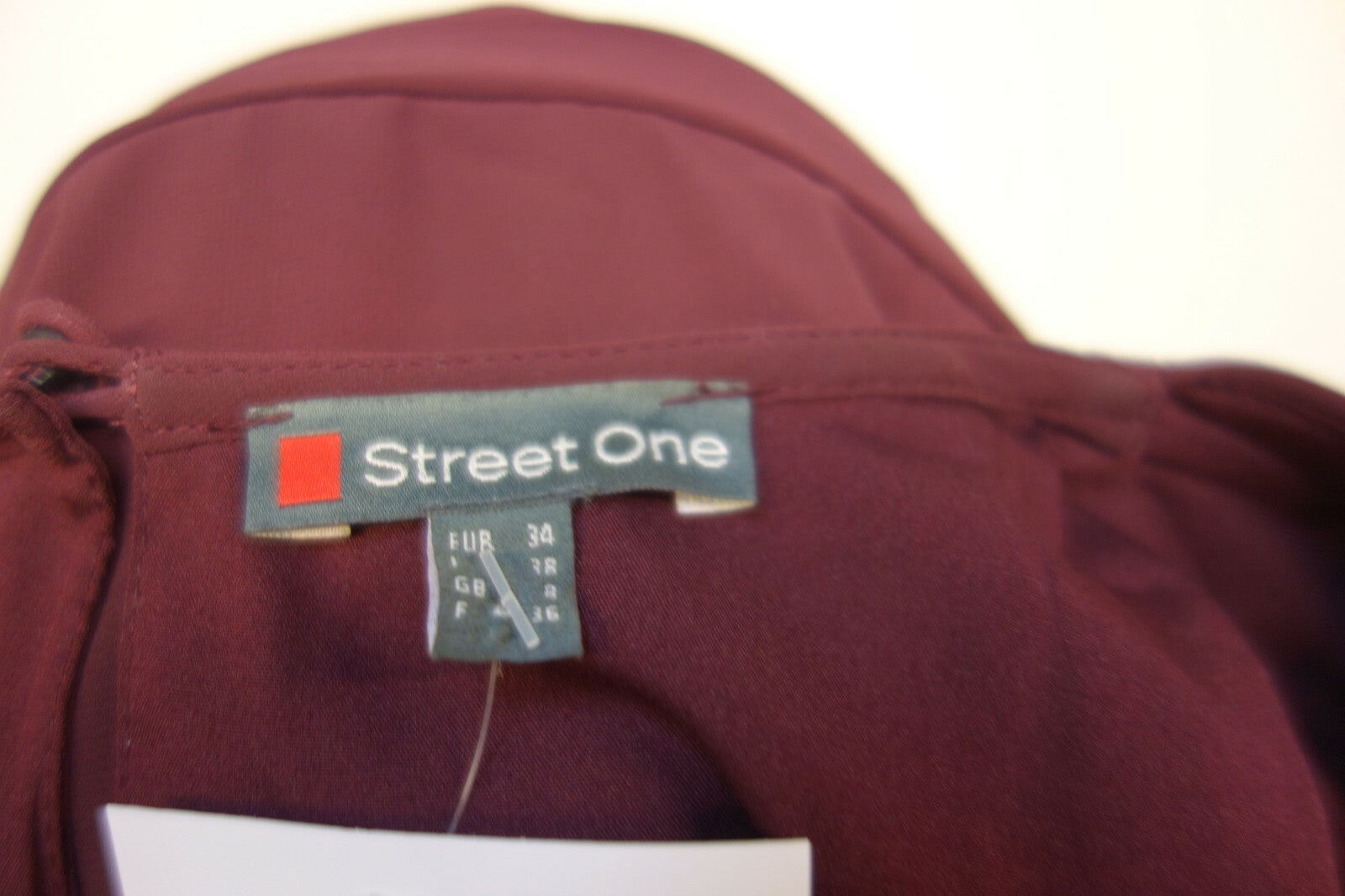 EK1127 Damen Kleid von Street One, dunkelrot, Gr. 345