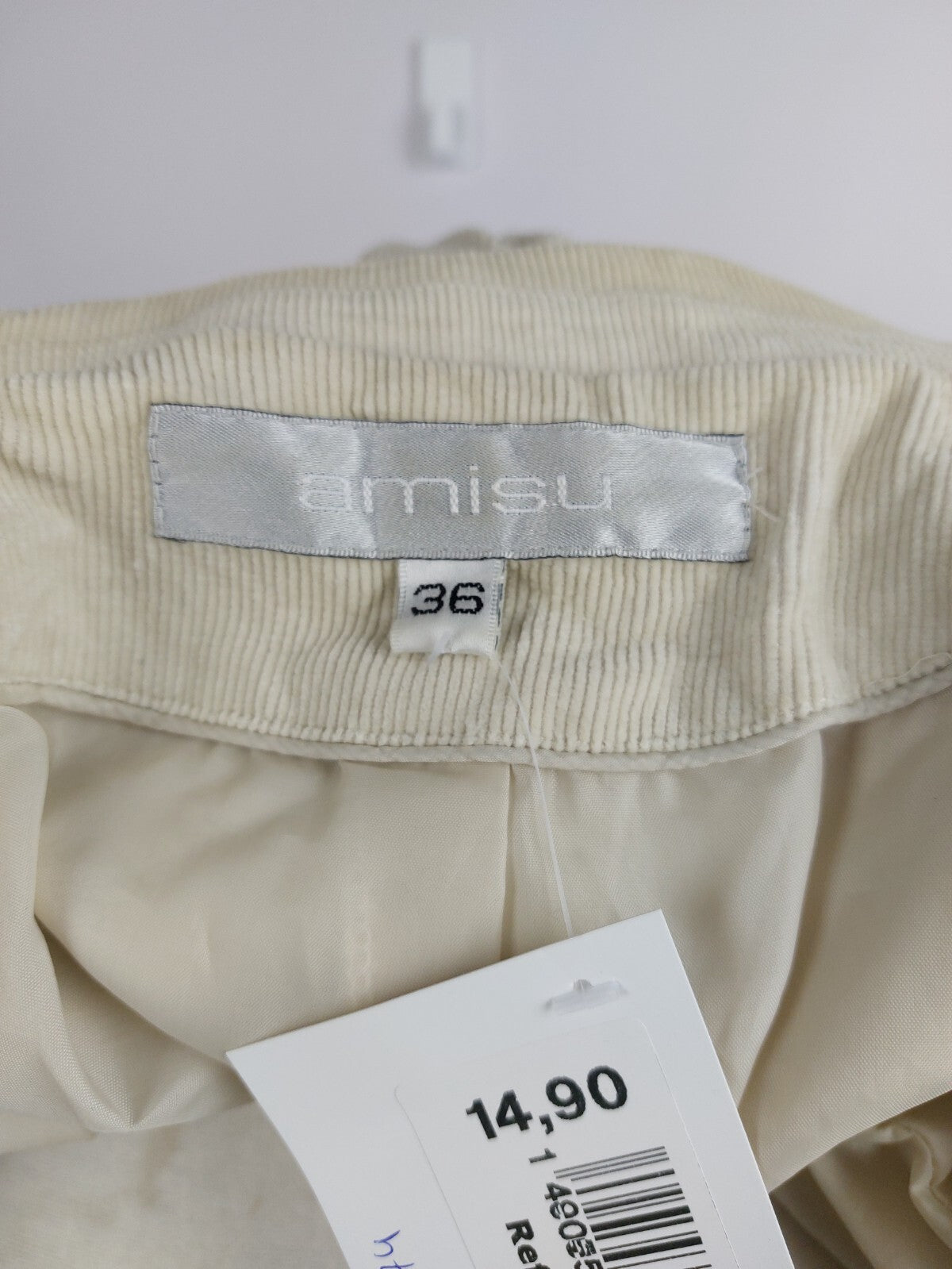 EK3274 Damen Blazerjacke von Amisu, beige, Gr. 369