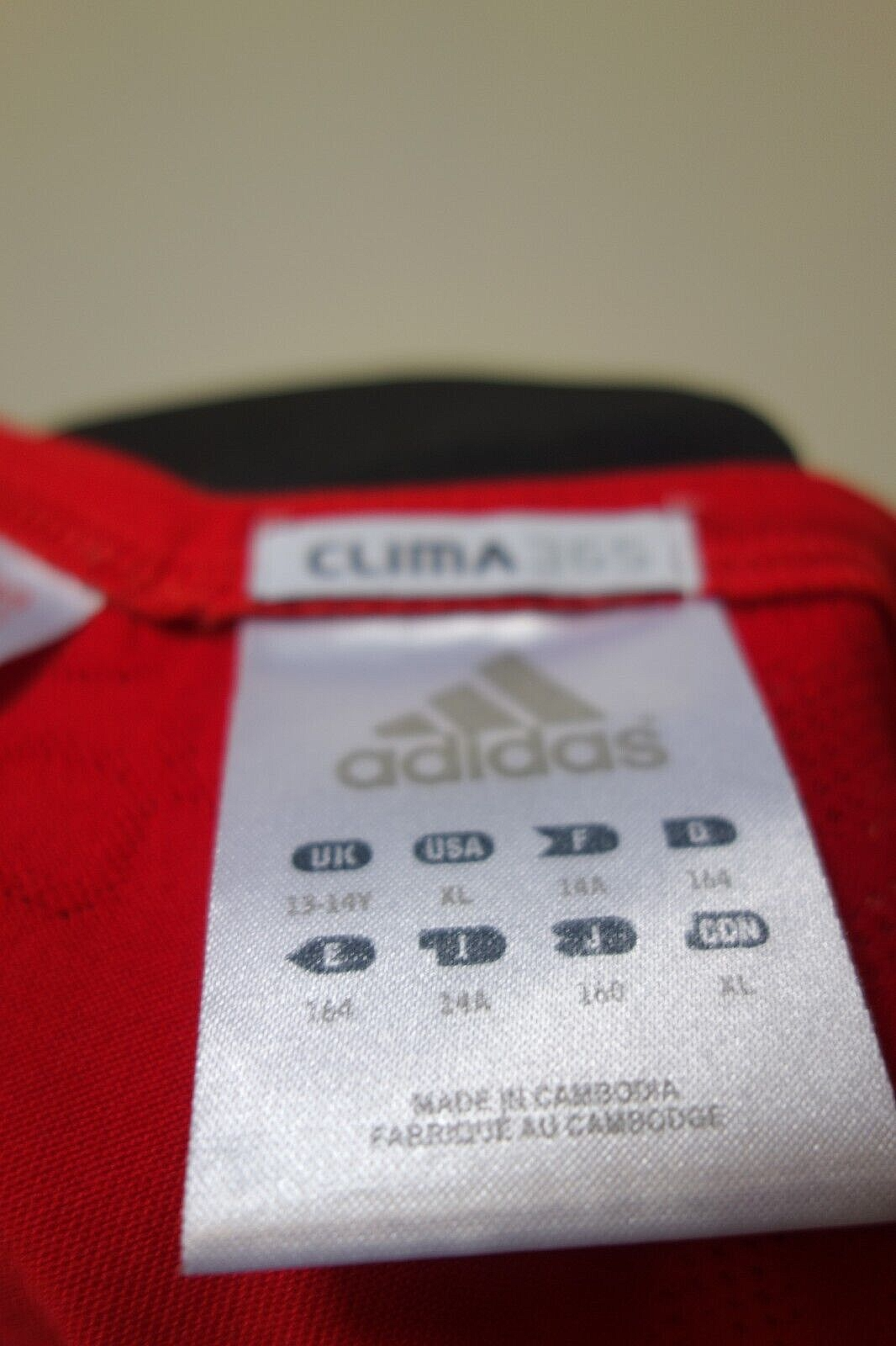 EK2154 Mädchen T-Shirt von adidas, rot, Gr. 1645