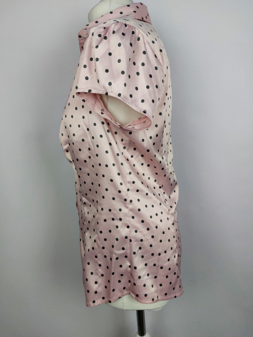 EK3670 Damen Bluse von Cosima, rosa mit Punkten, Gr. 381
