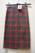 EK1592 Damen Rock von Mohito, kariert, Gr. XXS0