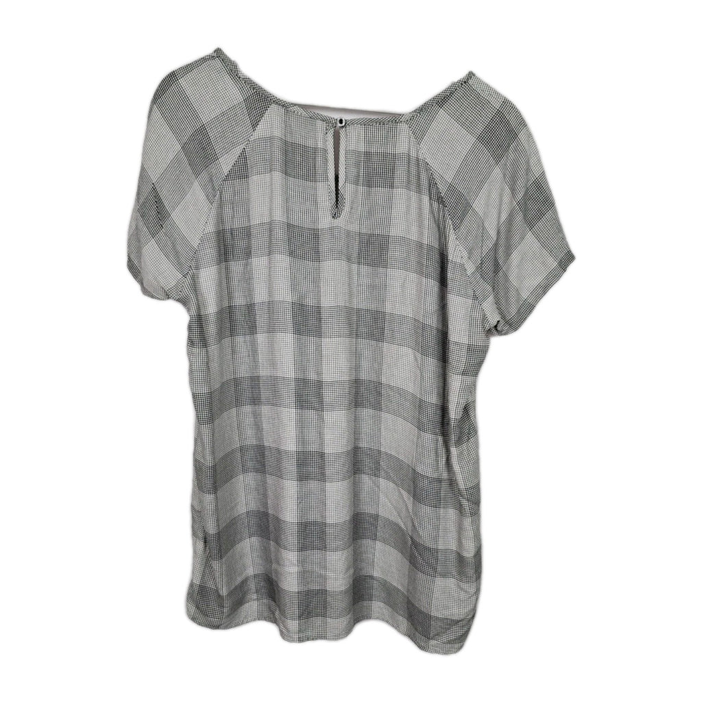 EK11238 Damen Bluse, Schwarz-Weiß, Gr. L1