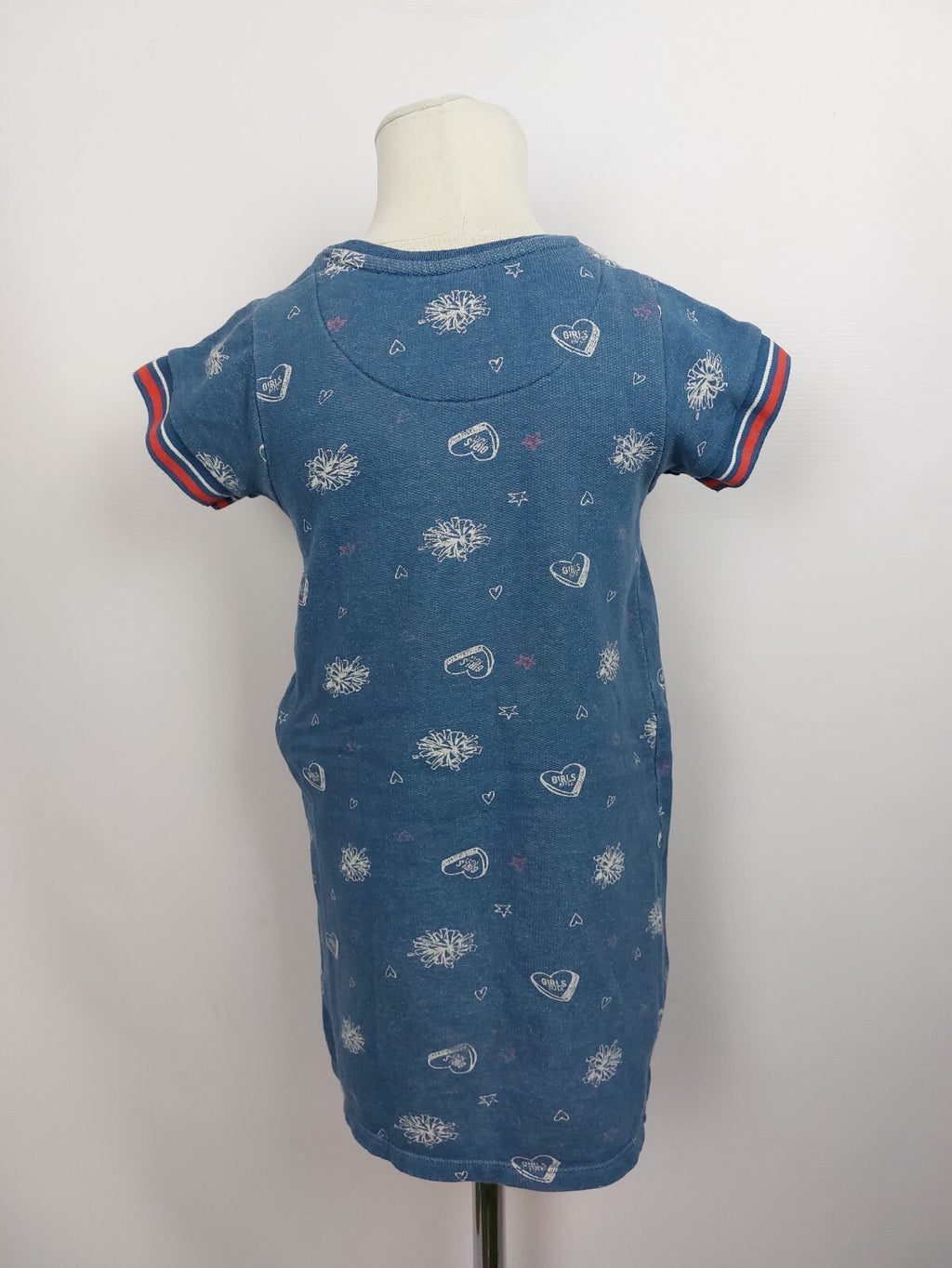 EK4564 Mädchen Kleid von Esprit, blau-rot, Gr.116/1226