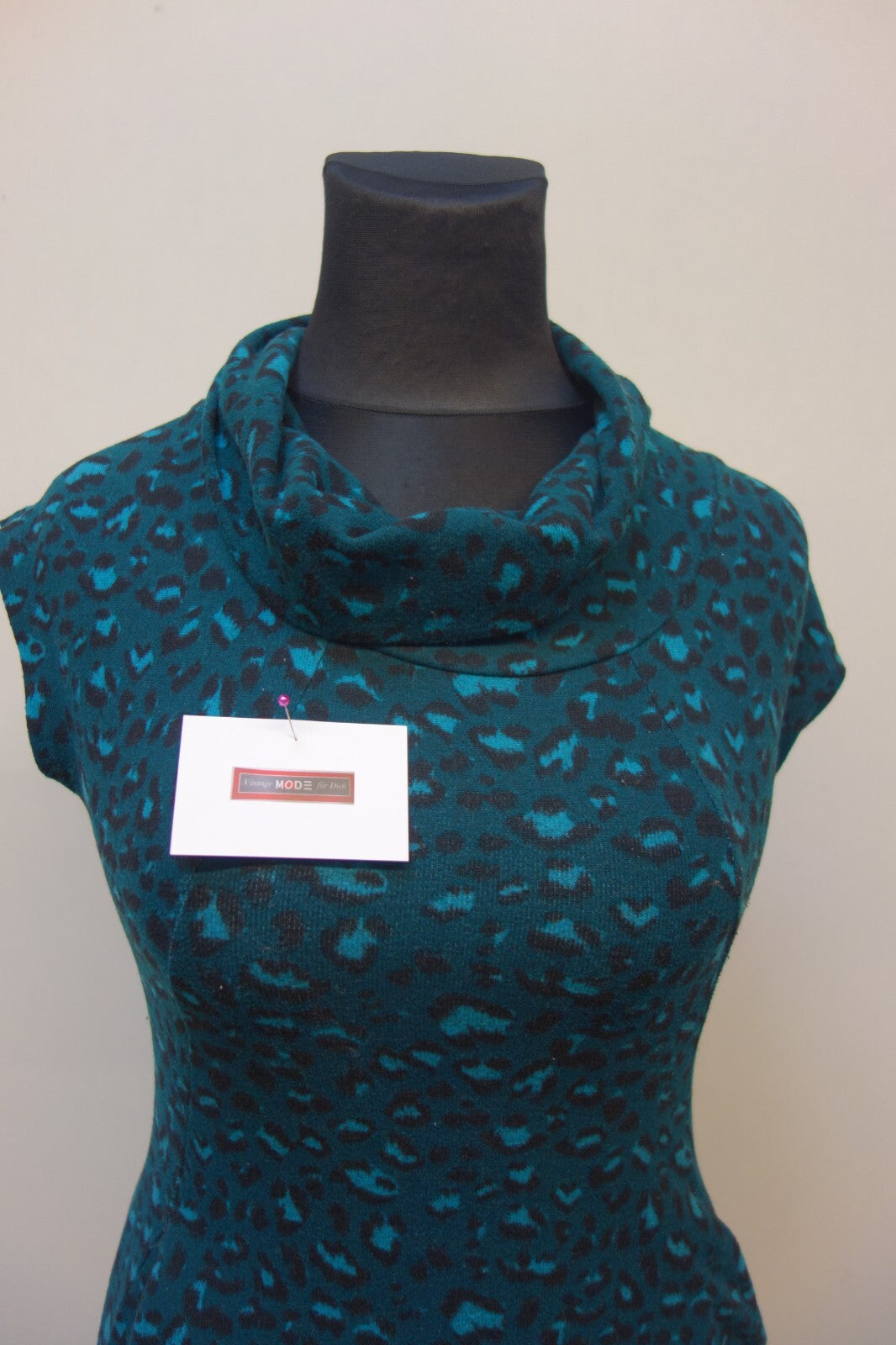 EK3766 Damen Kleid von Fishbon, grün/schwarz, Gr. S1