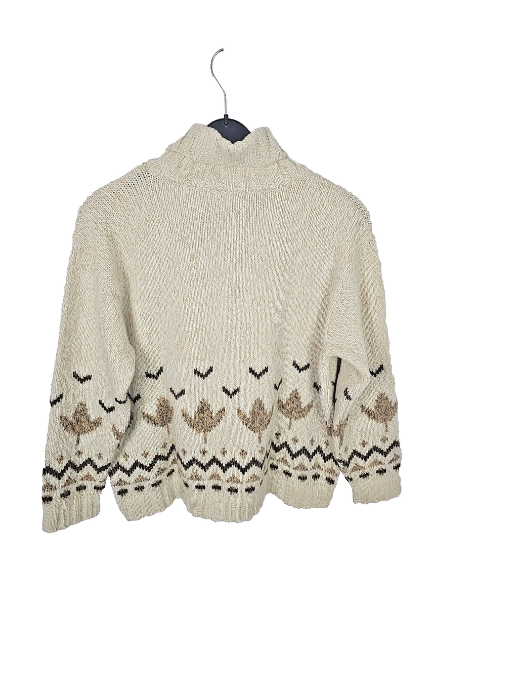 Ek 1033 Damen Strick Pullover Beige Gr XL2