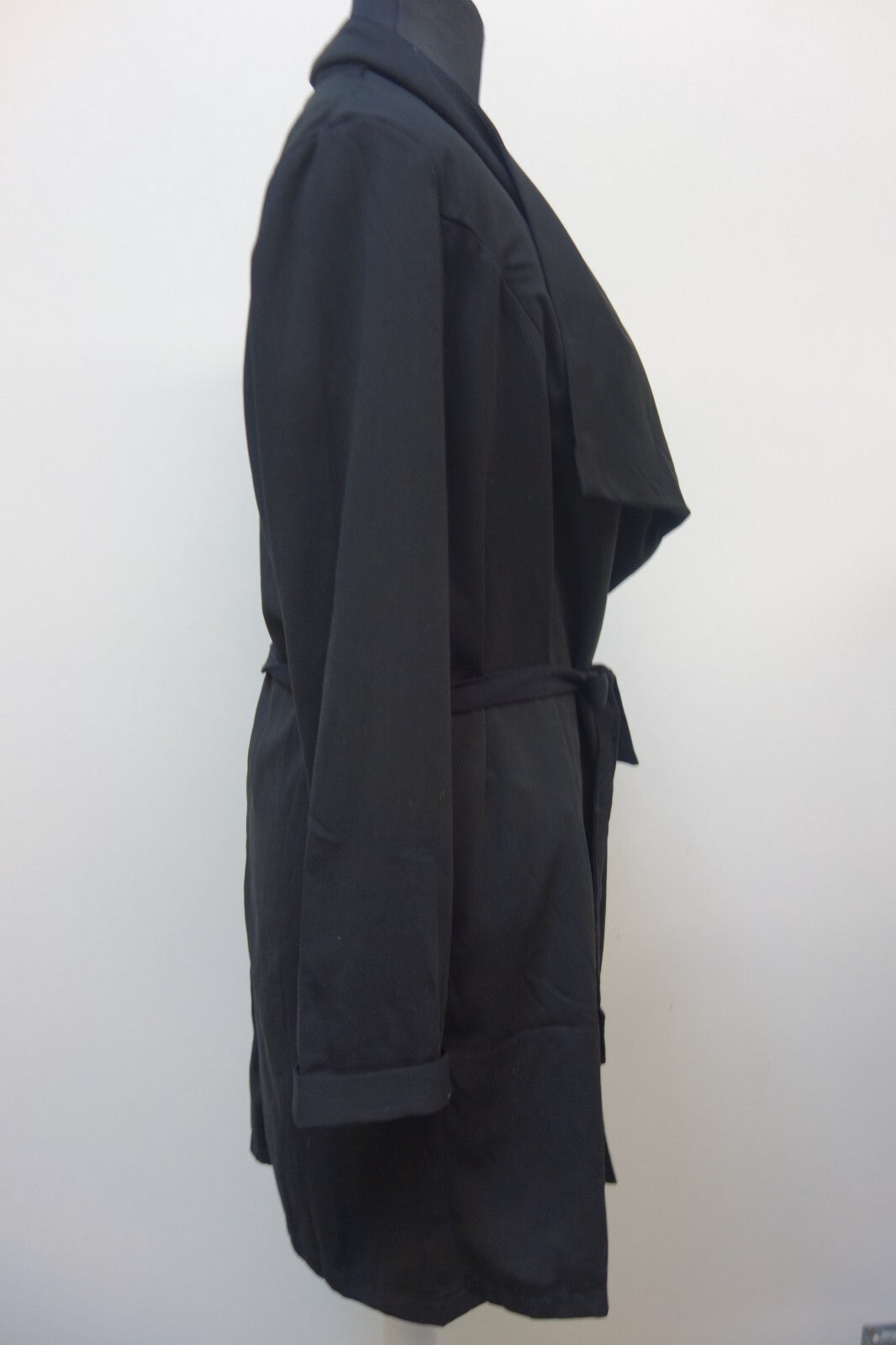 EK2597 Damen leichter Mantel von Voyelles, schwarz, gr. 402