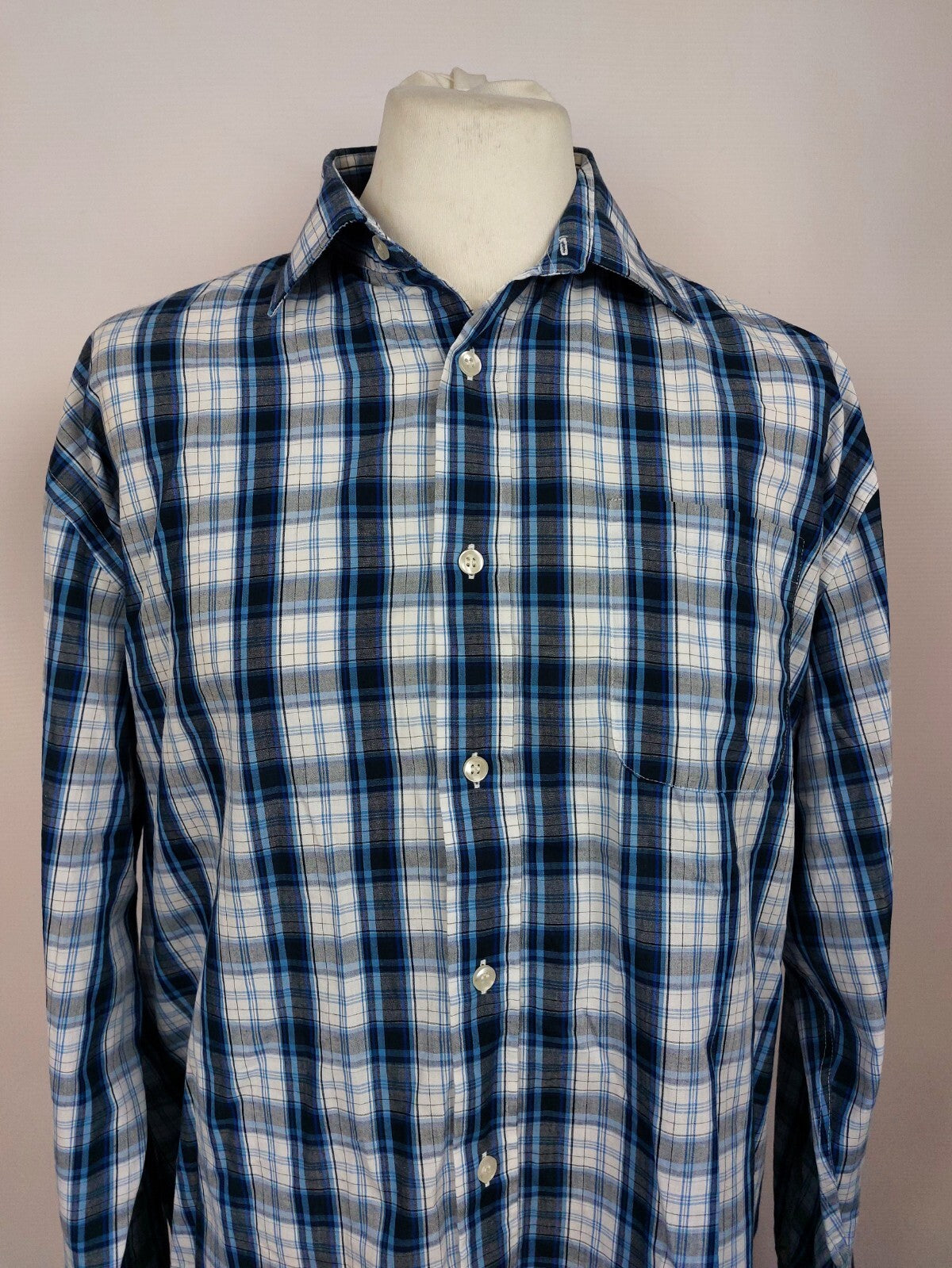 EK5166 Blau-gestreiftes Hemd von Cedar Wood State für Herren, Gr. XXL1