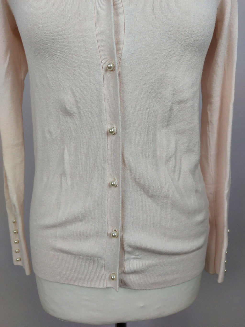 EK0383 Damen Strickjacke von Zara Knit, blassrosa, gr. S2