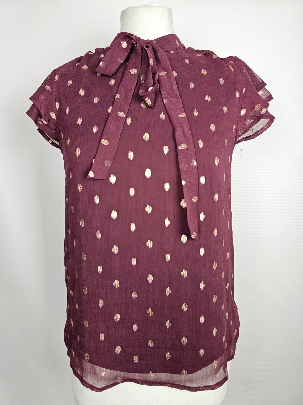 EK1756 Damen Bluse von Vero Moda, rot, Gr.XS0