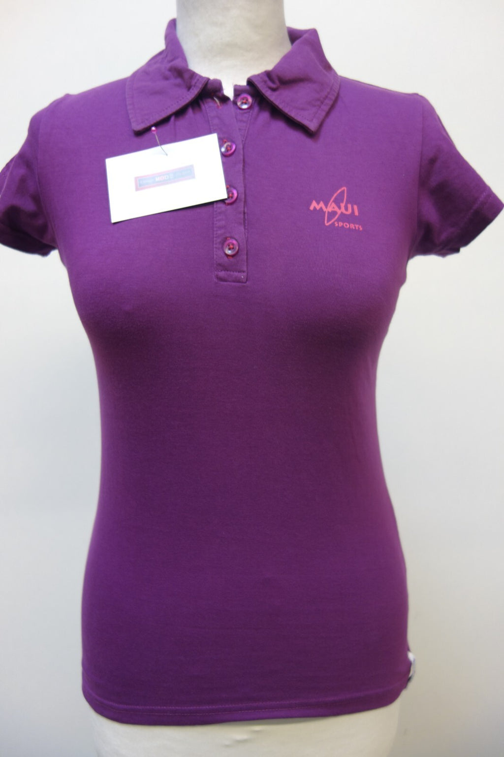 EK3605 Damen Polo von Maui, lila, Gr. S0