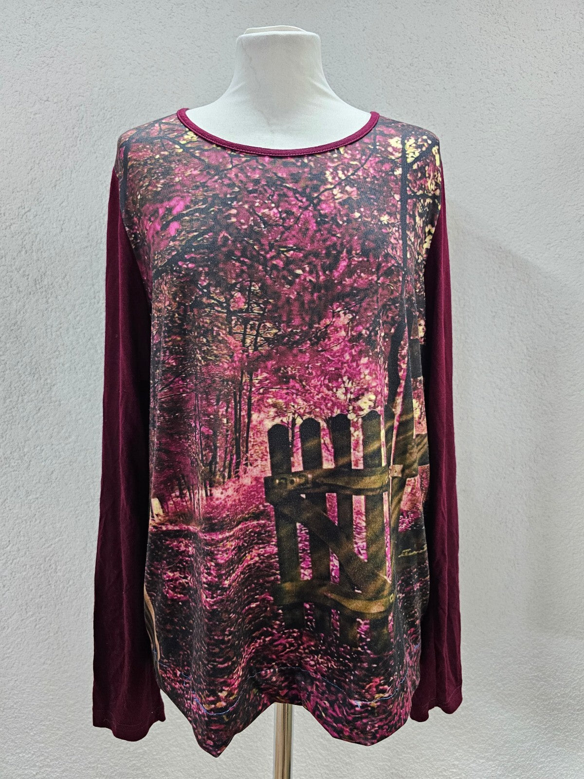 EK5923 Damen Langarmshirt von Paola!, rot, Gr.L (Größentabelle)0