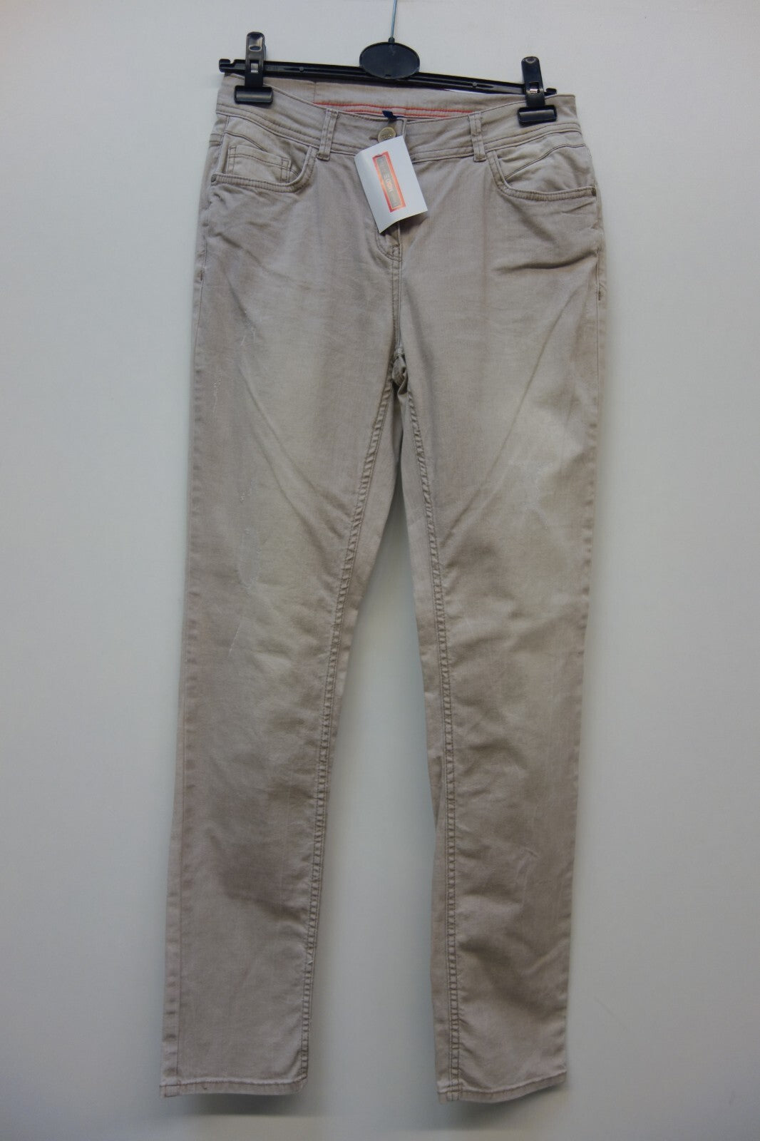 EK0377 Damen Hose von cecil, beige, gr. 30 (32inch)0