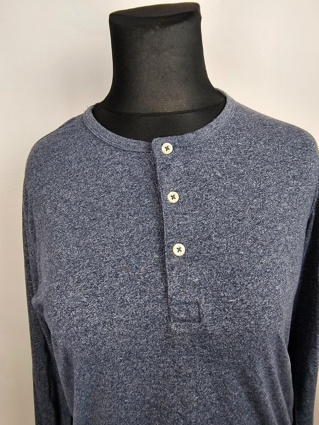 EK5451 Damen Langarmshirt von C&A, blau/grau, Gr. XL1