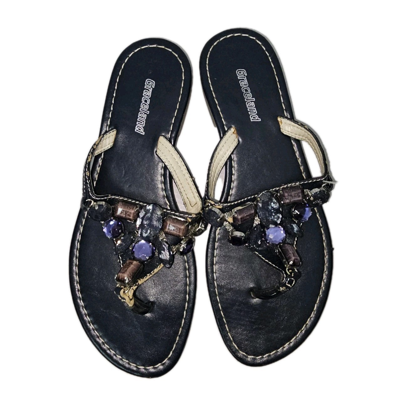 ES108 Damen Flip Flops von Graceland, blau, Gr.362